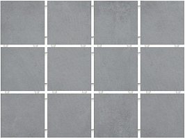 1271H Амальфи серый, полотно 29,8х39,8 из 12 частей 9,8х9,8 керамический гранит