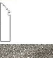 Плинтус Klif Grey Battiscopa Sag.DX. (AN4J) 
