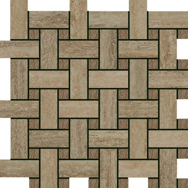 Мозаика Травертино Силвер Лаунж 30,5х30,5 (600110000061)