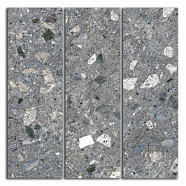 SG184/004 Терраццо серый темный мозаичный 14,7x14,7 керамический декор