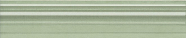 BLE018 Багет Левада зеленый светлый глянцевый 25х5,5 бордюр