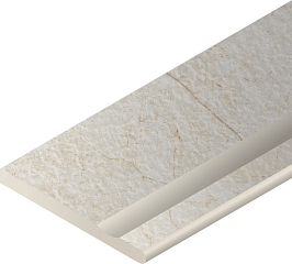 Бортик Контемпора Пур 30x60 с выемкой закруглённый правый X2 (620090000275)