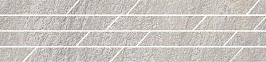 SG144/004T Гренель серый мозаичный 46,8x9,8x0,9 бордюр