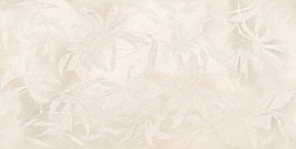 Керамогранит Artwall Цветы Слоновая Кость Матовый 60x120