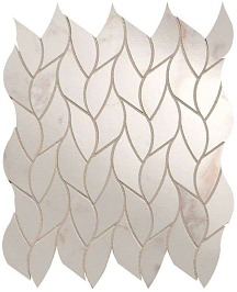 Мозаика Roma Gold Calacatta Delicato Leaves Mosaico (fQMP)