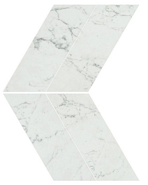 Мозаика Marvel Carrara Pure Chevron Lappato (AS1V) 