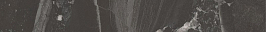 SG850790R/8BT Плинтус Риальто чёрный матовый обрезной 80x9,5x0,9