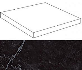 Ступень Marvel Nero Marquina Scalino Ang. DX (ATEI) 