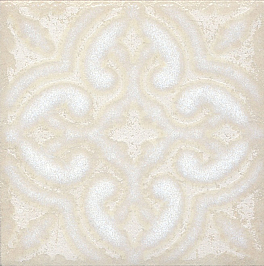 STG/B408/1266 Амальфи орнамент белый 9,9x9,9 вставка