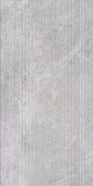 Керамогранит Vitra Rigato Серый Матовый R10A Рельеф 60*120