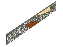 Плинтус Палладио Блэк 7,2x60