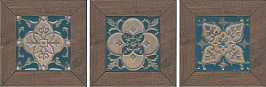 ID60 Меранти венге мозаичный 13x13 керамический декор