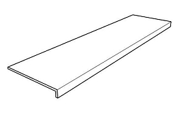 Ступень Log Amber Oak Forest Round 30x120 Ang. DX SP