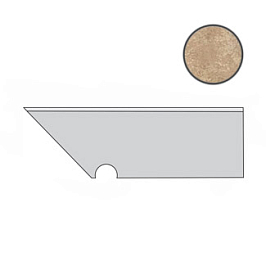 Плинтус Aix  Beige Battiscopa Sag.Sx. (A0SO) 