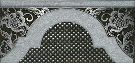 HGD/B266/16072 Фрагонар чёрный 7,4x15 керамический декор