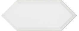 35018 Алмаш грань белый глянцевый 14х34 керамическая плитка