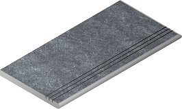 Ступень Дженезис Силвер закруглённая грип правая 30x60 X2 (620040000093)