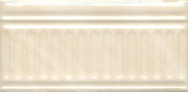 19017/3F Летний сад бежевый структурированный 20*9,9 керамический бордюр