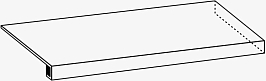 Ступень Авангард Даст 33x160 угловая правая (620070002787)