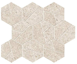 Мозаика Boost Stone White Mosaico Hex (A67I)  