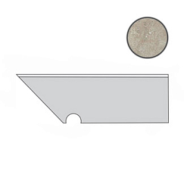 Плинтус Aix  Cendre Battiscopa Sag.Sx. (A0SP) 