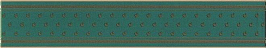 NT/B170/15074 Фонтанка зеленый 40*7,2 керамический бордюр
