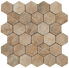 Мозаика Aix Beige Honeycomb Tumbled (A0UB) 