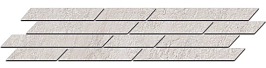 SG144/003 Гренель серый светлый мозаичный 46,5x9,8 керамический бордюр