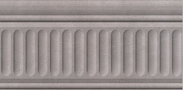 19033/3F Александрия серый структурированный 20*9,9 керамический бордюр