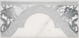 HGD/A266/16071 Фрагонар белый 7,4x15 керамический декор