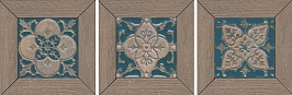ID62 Меранти пепельный мозаичный 13x13 керамический декор