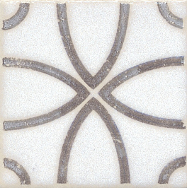 STG/A405/1266 Амальфи орнамент коричневый 9,9x9,9 вставка