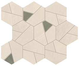 Мозаика Boost Pro Ivory Mosaico Hex Olive (A0QN) 