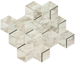 Мозаика Marvel Royal Calacatta Mosaico 3D (AEPH) 30,5x26,4 
