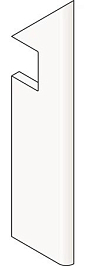 Плинтус Marvel Statuario SupremoBattisc. Sag Dx Lapp (A54I)  