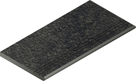 Ступень Рум Блэк закруглённая грип правая 30x60 X2 (620040000102)