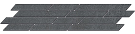 SG144/005 Гренель серый темный мозаичный 46,5x9,8 керамический бордюр