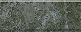 BDA026R Серенада зеленый глянцевый обрезной 30x12x1,3 бордюр