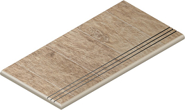 Ступень Нл-Вуд Олив закруглённая грип левая 30x60 X2 (620040000033)