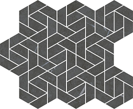 Мозаика Метрополис Империал Блэк Айкон 28,6x34,7 (620110000158)