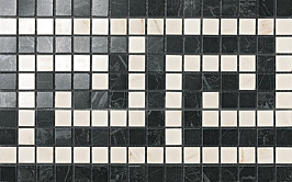 Мозаика Marvel Noir/Cremo Greca Mosaico (ADRJ) 