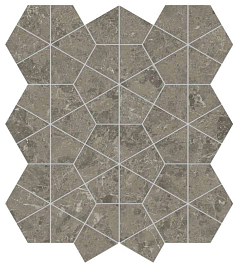 Мозаика Marvel Meraviglia Grigio Elegante Hexagon Lapp. (AJQ1) 