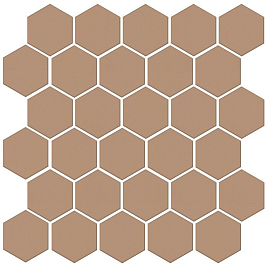 63011 Агуста оранжевый матовый 29,7x29,8x0,69 из 30 частей 5,2х6 керамогранит