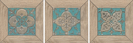 ID61 Меранти пепельный светлый мозаичный 13x13 керамический декор