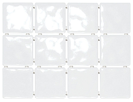 1236T Бриз белый полотно 30х40 из 12 частей 9.9х9.9