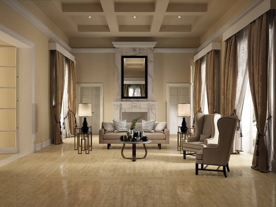 Интерьер Travertino/Травертино от Italon Интерьер Travertino/Травертино от Italon