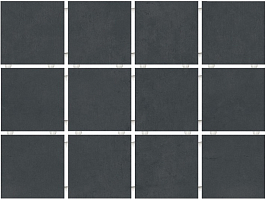 1291 Амальфи черный. полотно 30х40 из 12 частей 9,9*9,9 керамическая плитка