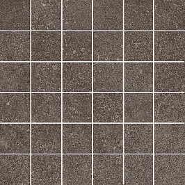 KMD2MSA020BR Руссильон мозаичный коричневый тёмный матовый обрезной 30x30x0,9 декор