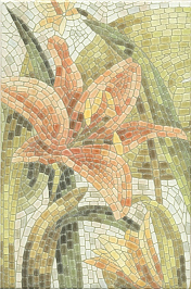 HGD/A143/880L Летний сад Лилии лаппатированный 20*30 керамический декор