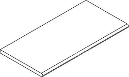 Бортик Фоссил Пьюр 30x120 закругленный (620090001427)